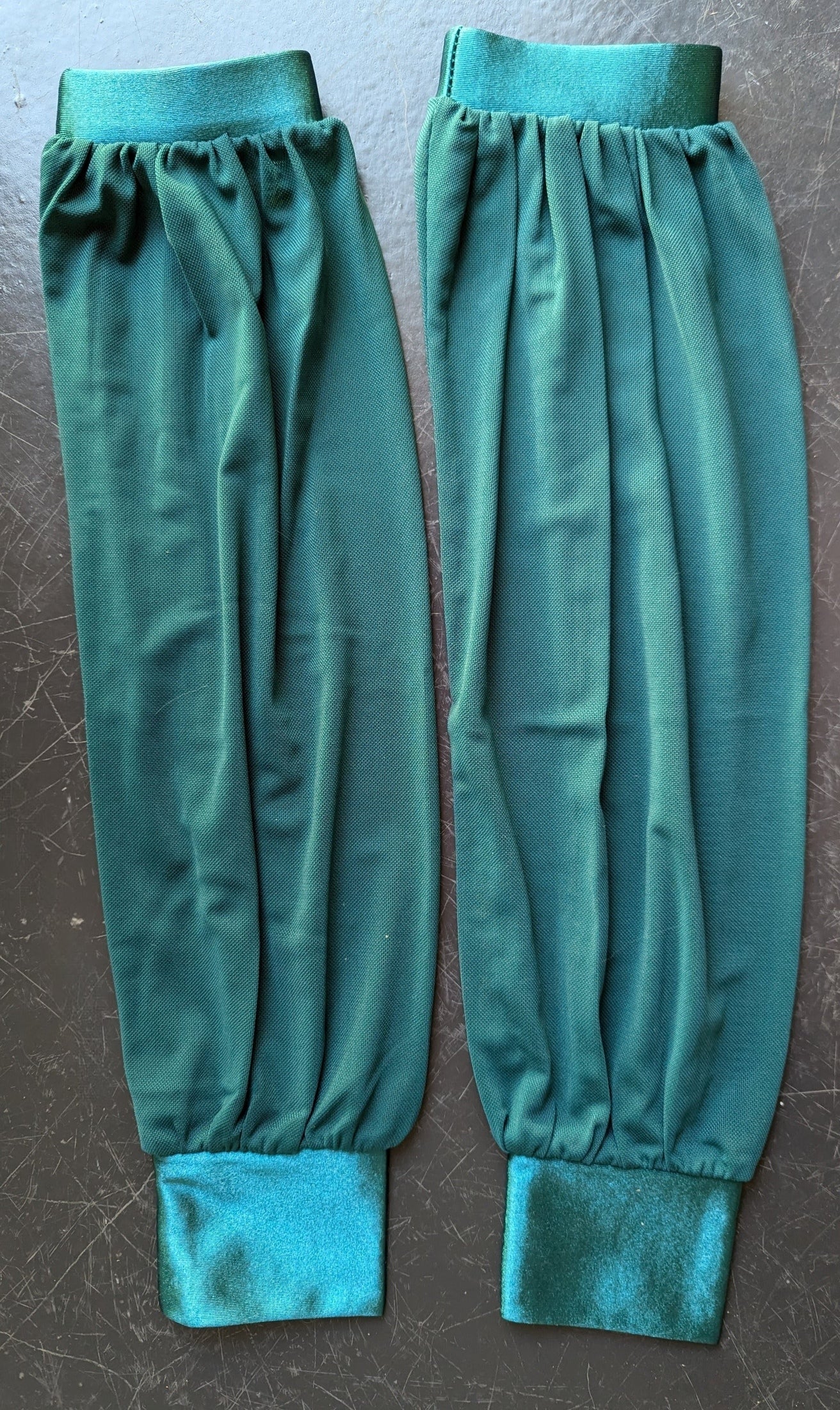 Puff Arm Sleeves - Forest Mesh