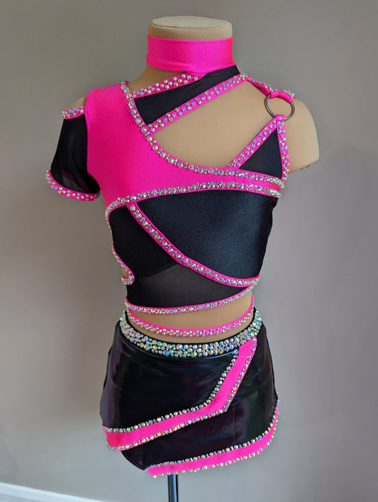 Non-Negotiable Crop & Sassy Skirt - Barely There Dazzle Pack