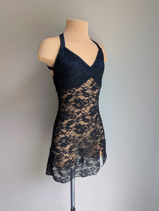 Silhouette 2.0 Slip Dress - Black Lace Briefs Not Included
