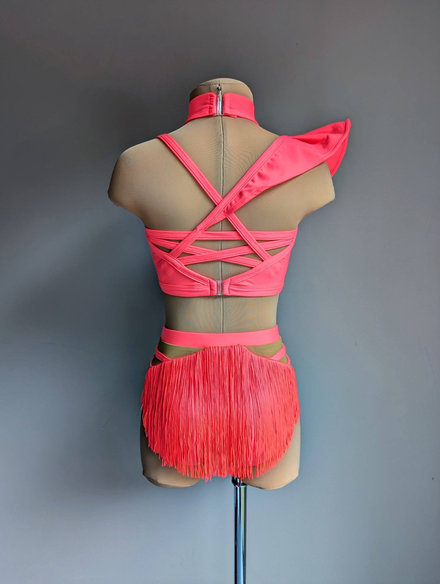 Curtain Call Set - Neon Coral