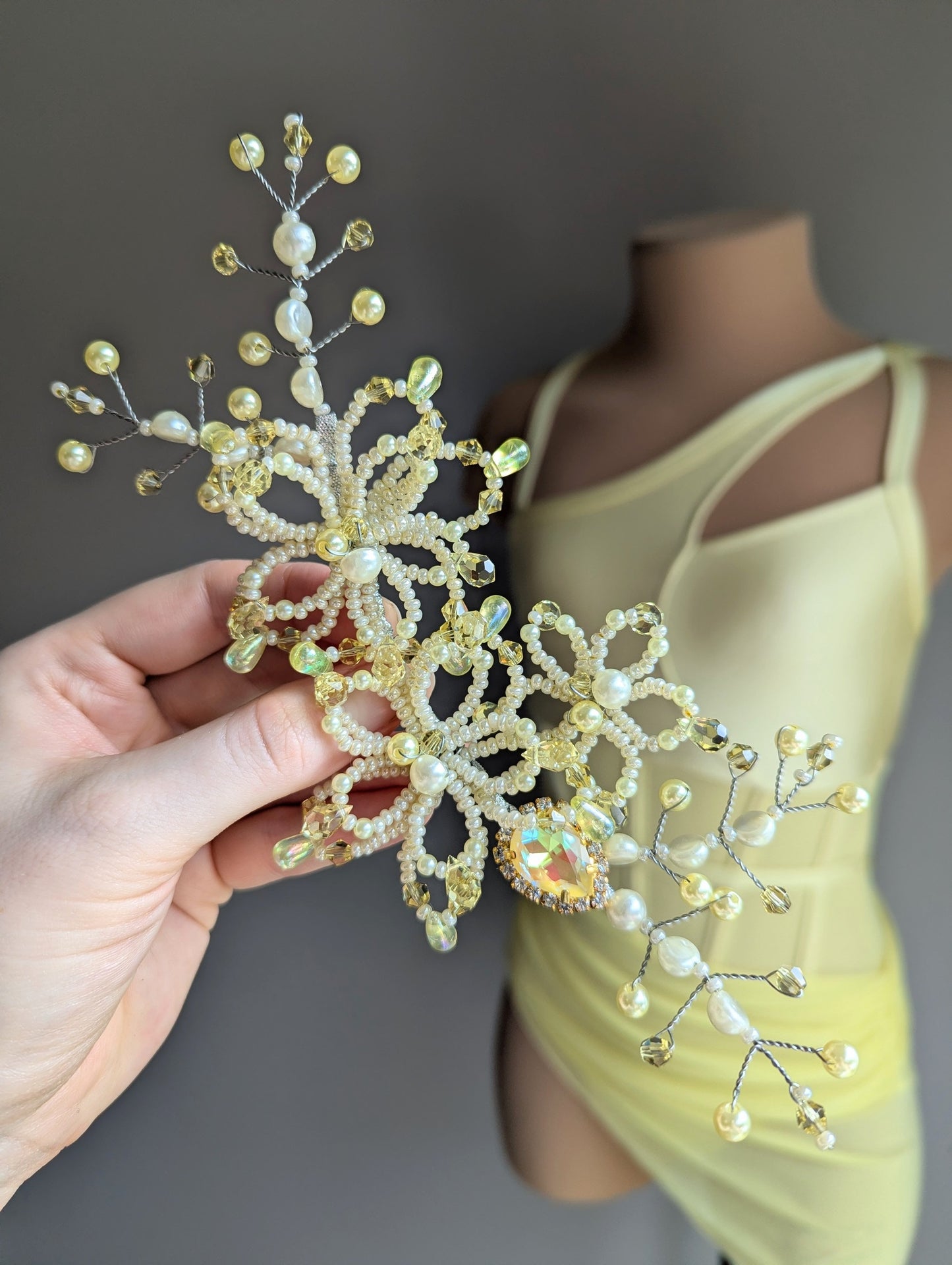 Headpiece - Pastel Yellow