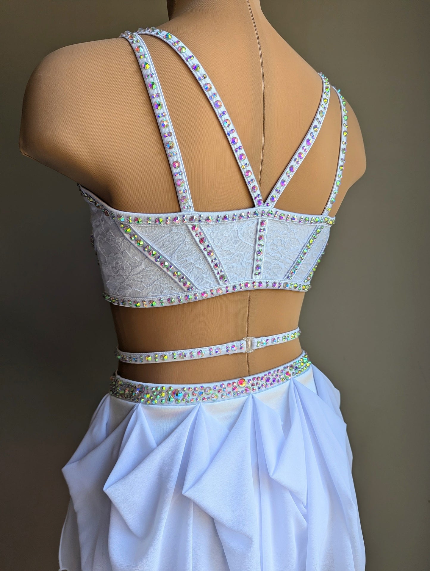 Ready Right Now | Cherish Set- White Satin & Lace