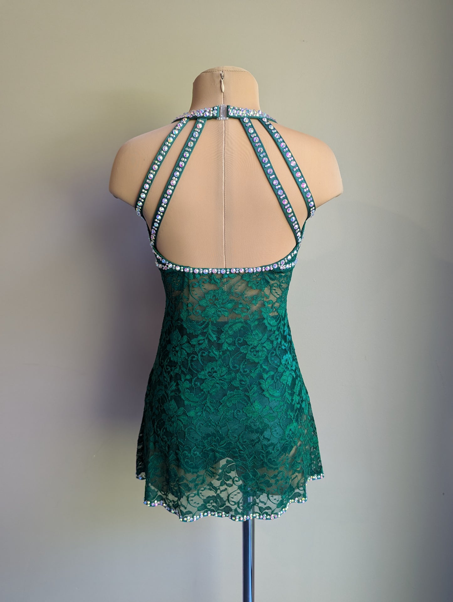 Emerald Silhouette 2.0 Slip Dress - Barely There Dazzling