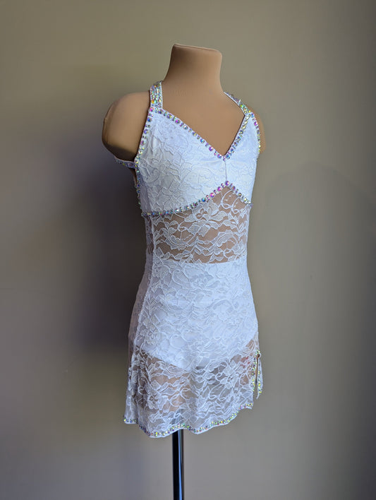 Ready Right Now | Silhouette- White Lace