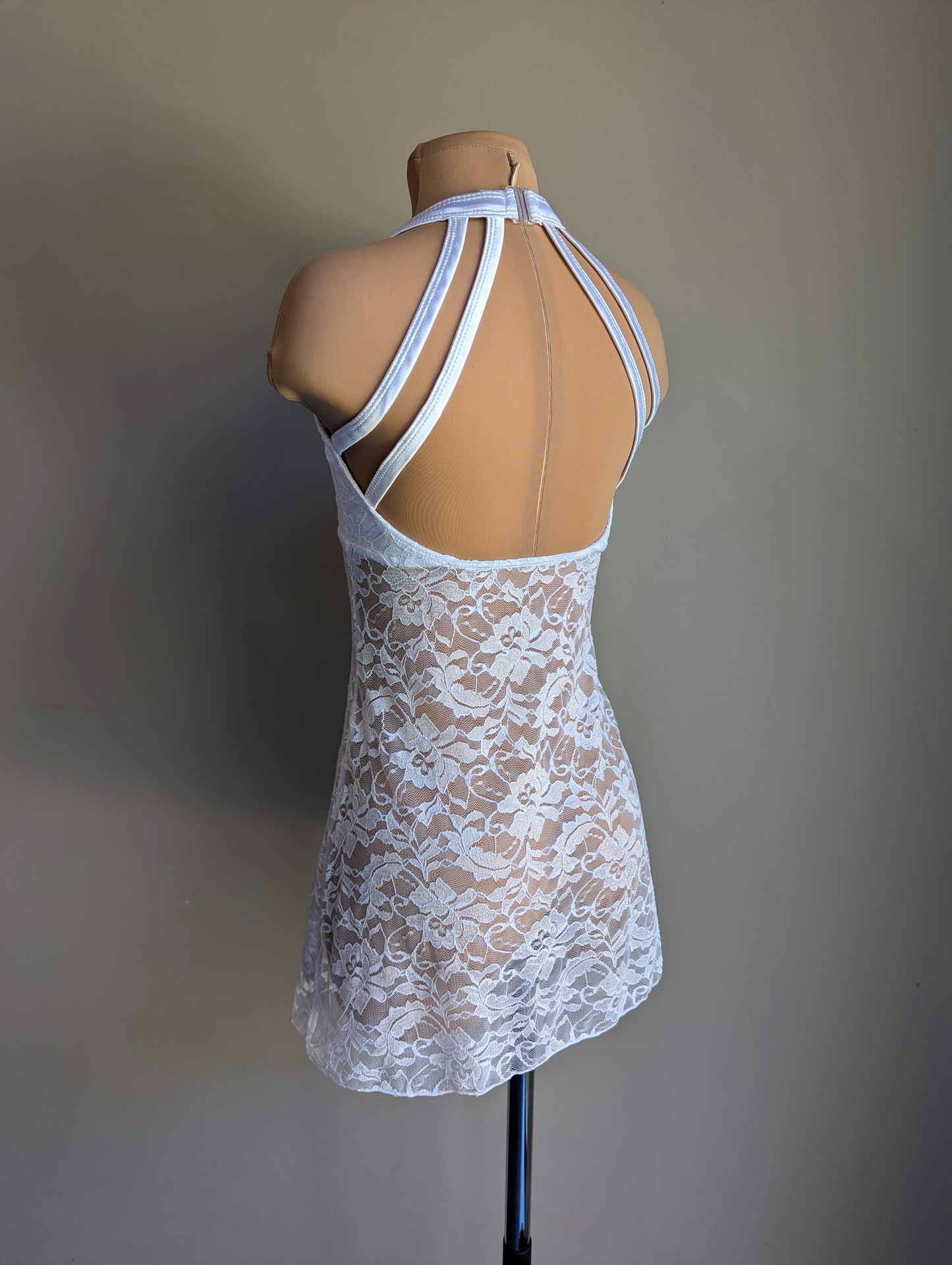 Silhouette 2.0 Slip Dress - White Lace Briefs Not Included
