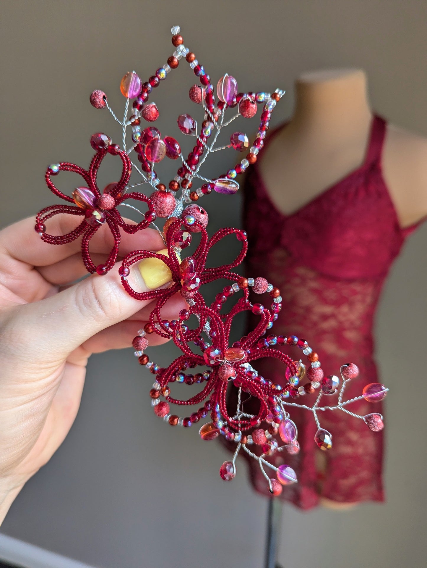 Headpiece - Burgundy
