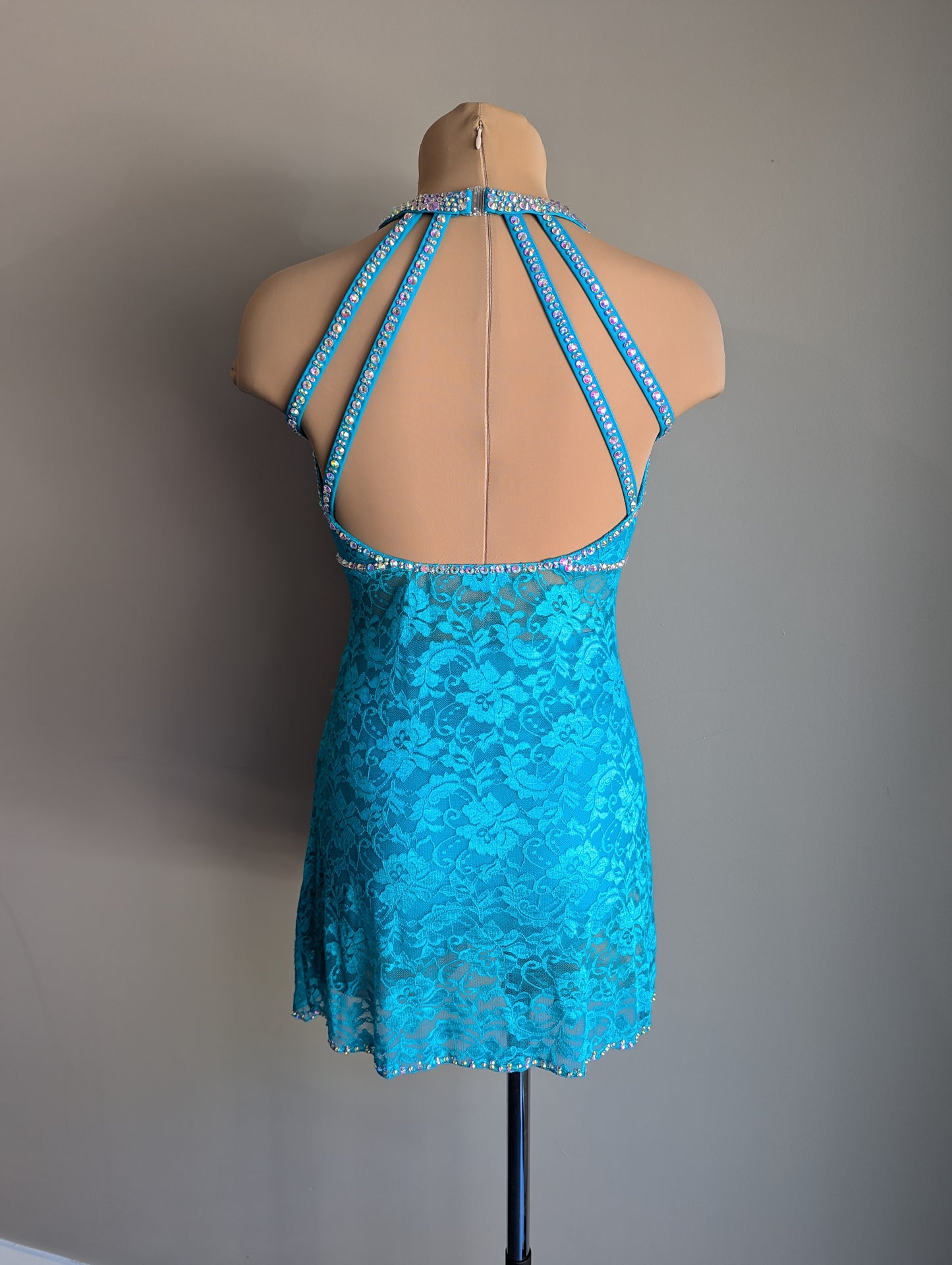 Teal Silhouette Slip Dress - Dazzle Pack