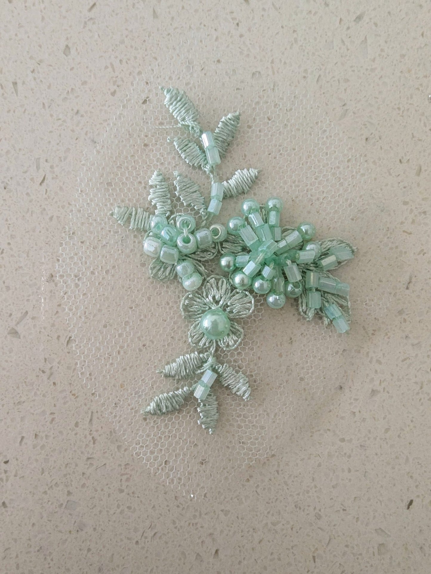 Eleanor Beaded Lace Appliqué 1 Colour