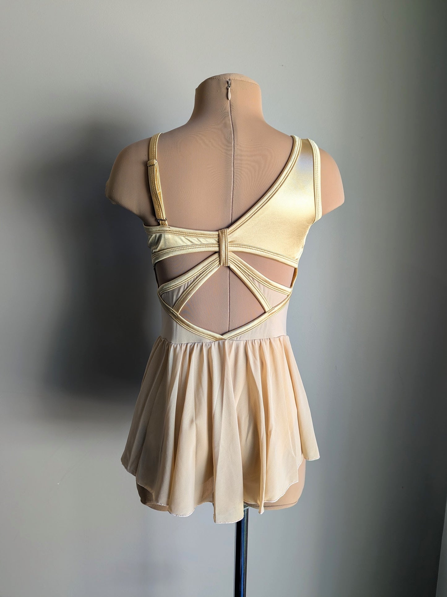 Flutter - Stardust Gold Satin