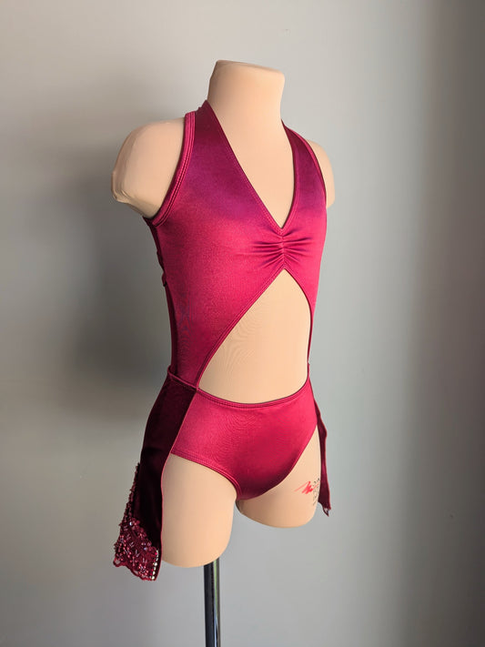 Promise Leo - Burgundy Satin