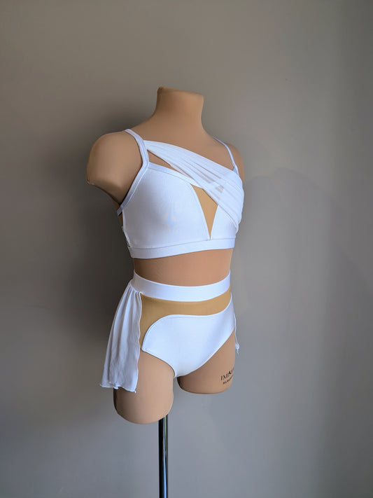 Mia Set - White Lycra