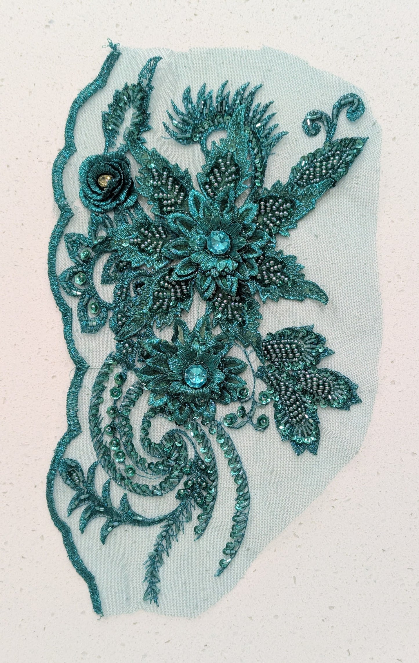 Serena Beaded Lace Appliqué 3 Colours