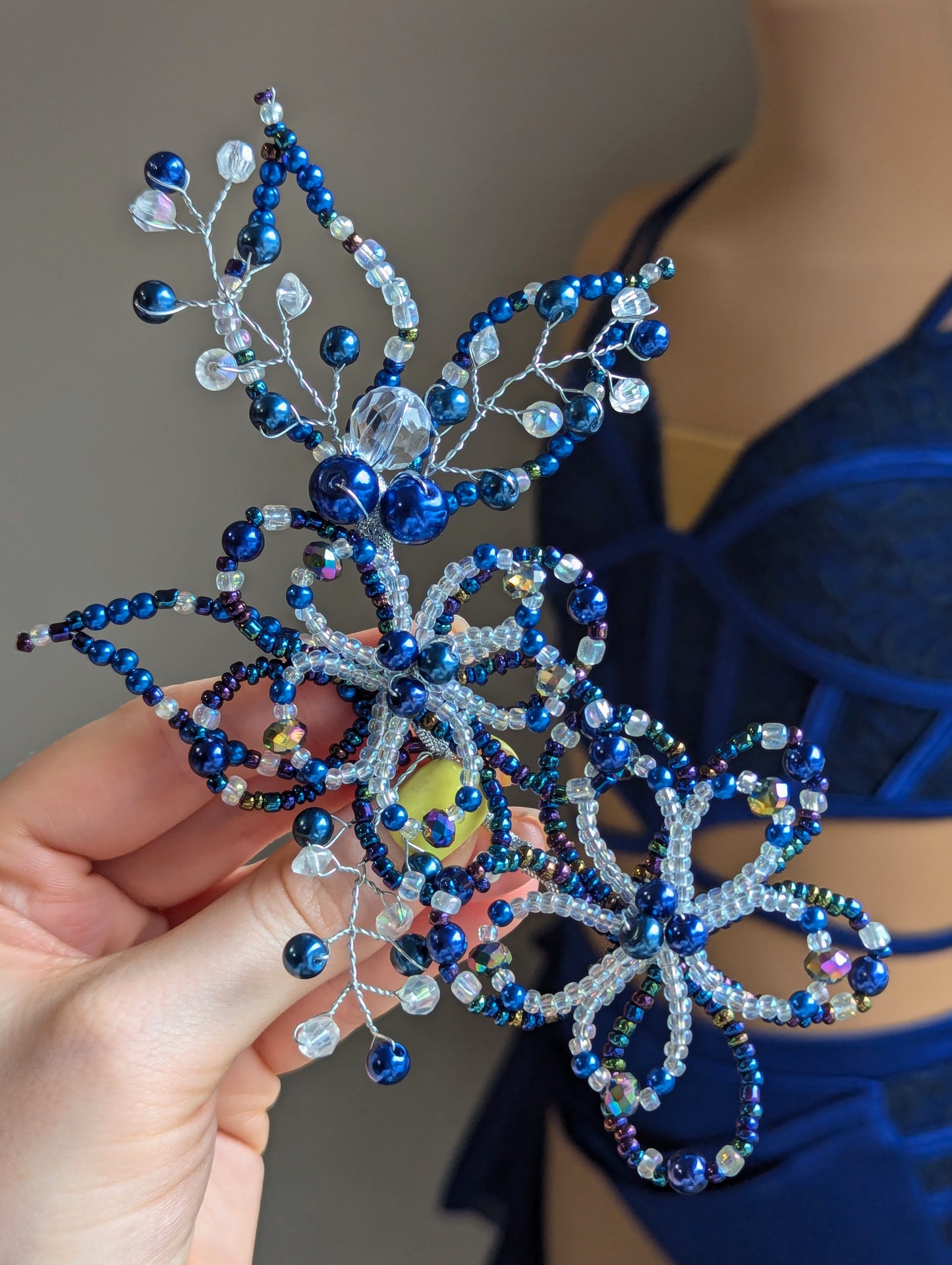 Headpiece - Navy Blue