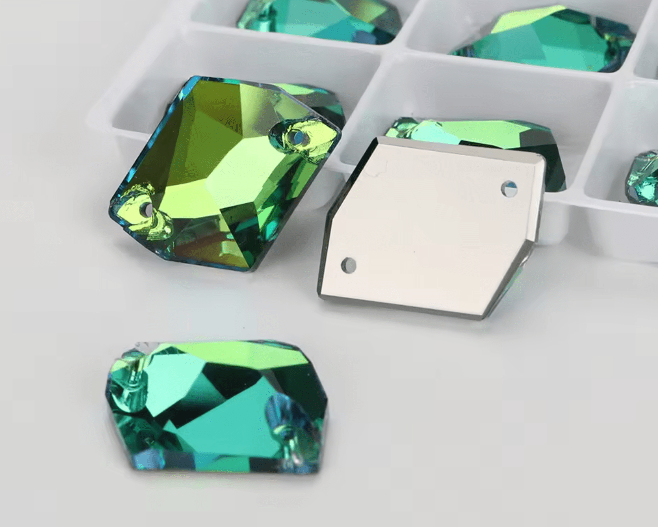 Ultra premium Sphinx Glass Squashed Square Rhinestones & Flatbacks