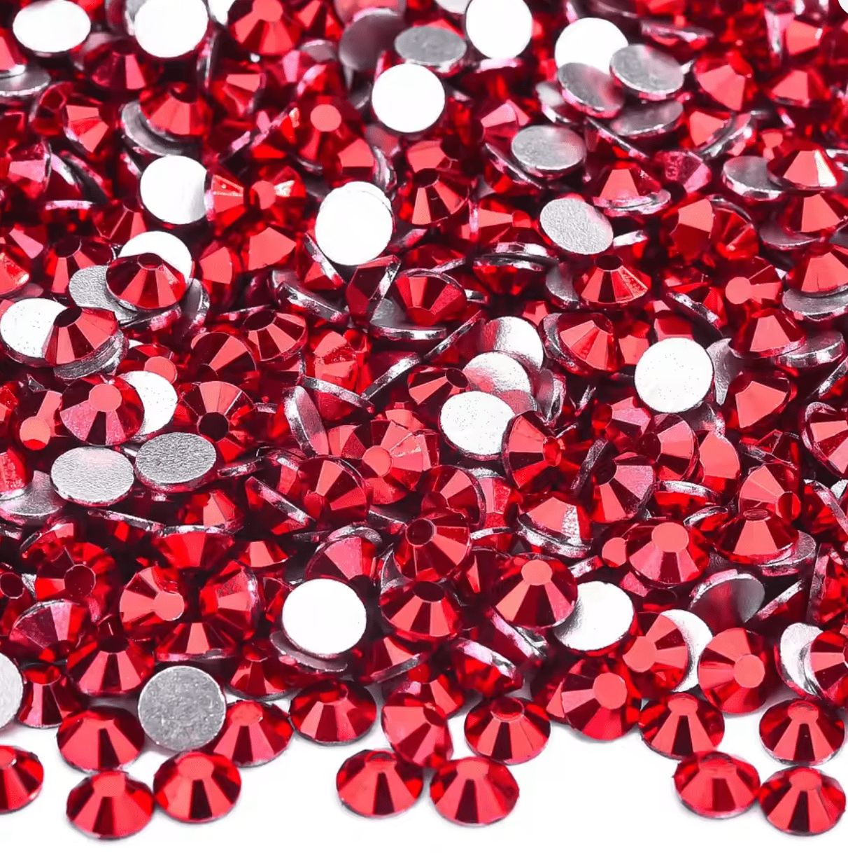 Metal Siam Glass Rhinestones Rhinestones & Flatbacks