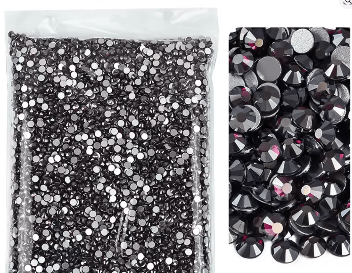 Dark Amethyst Satin Glass Rhinestones Rhinestones & Flatbacks
