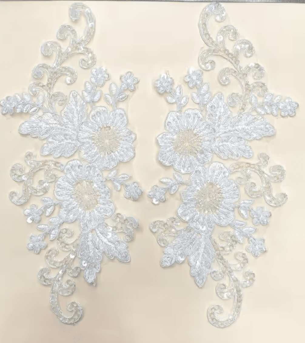 Gerbera Lace Appliqué