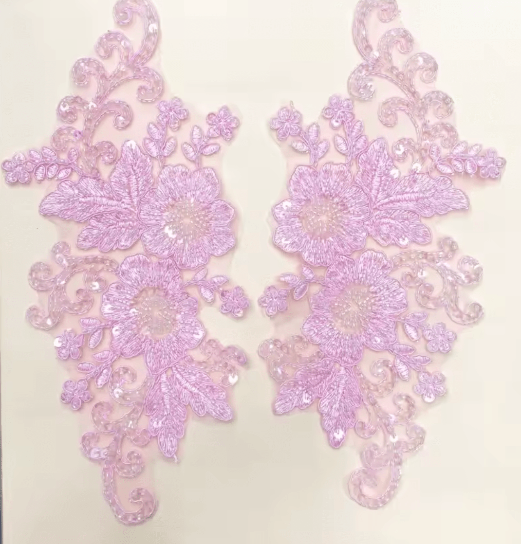 Gerbera Lace Appliqué