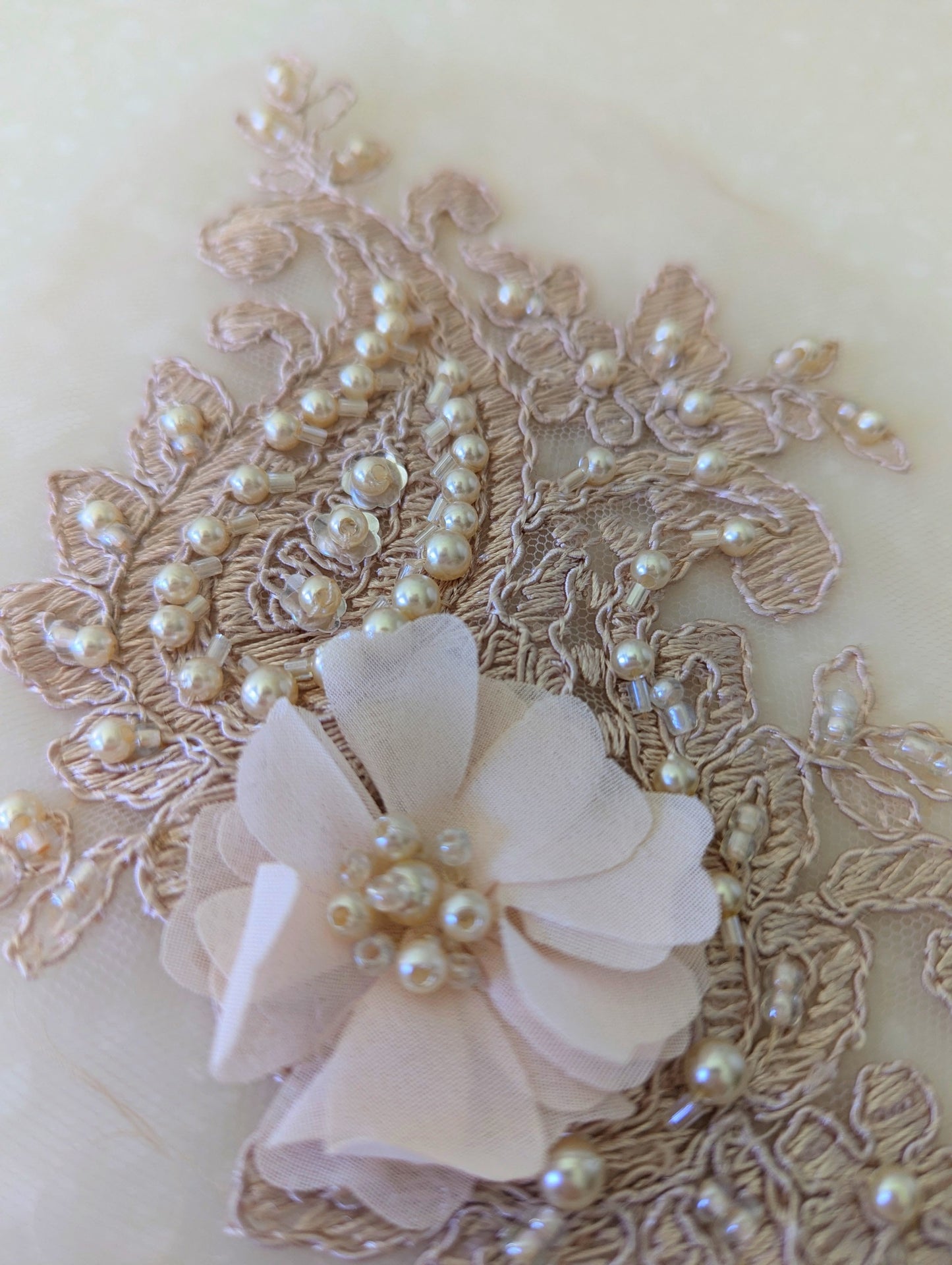 Brooklyn Beaded Lace Appliqué