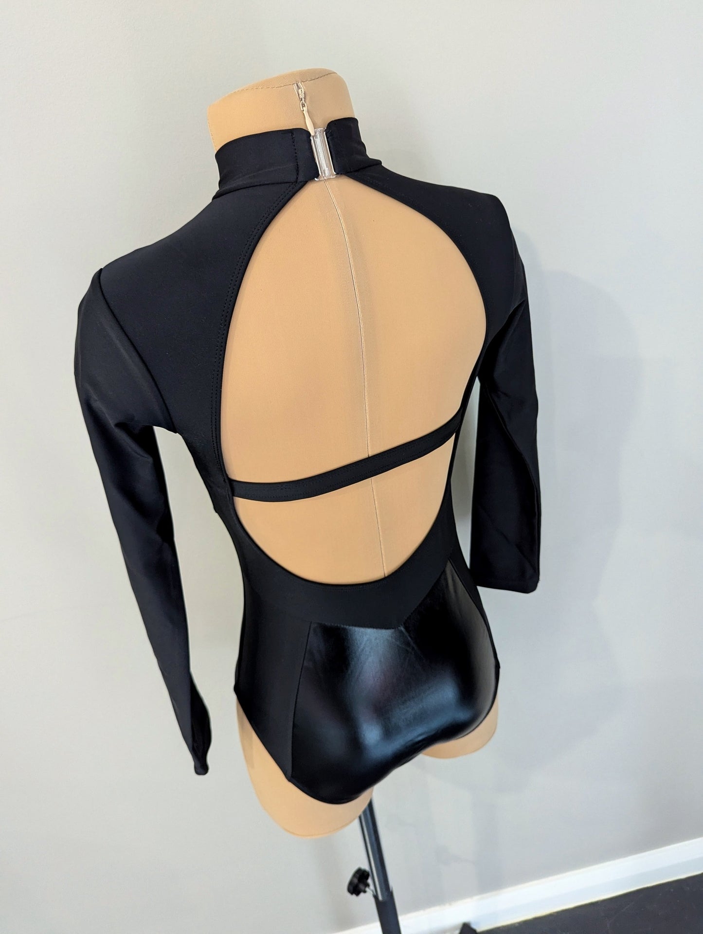 Dangerous Leotard - Black with Vinyl