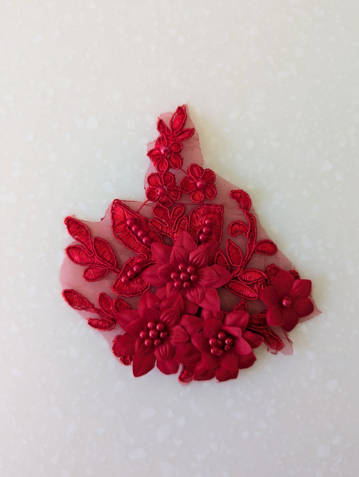 Gina Beaded Lace Appliqué