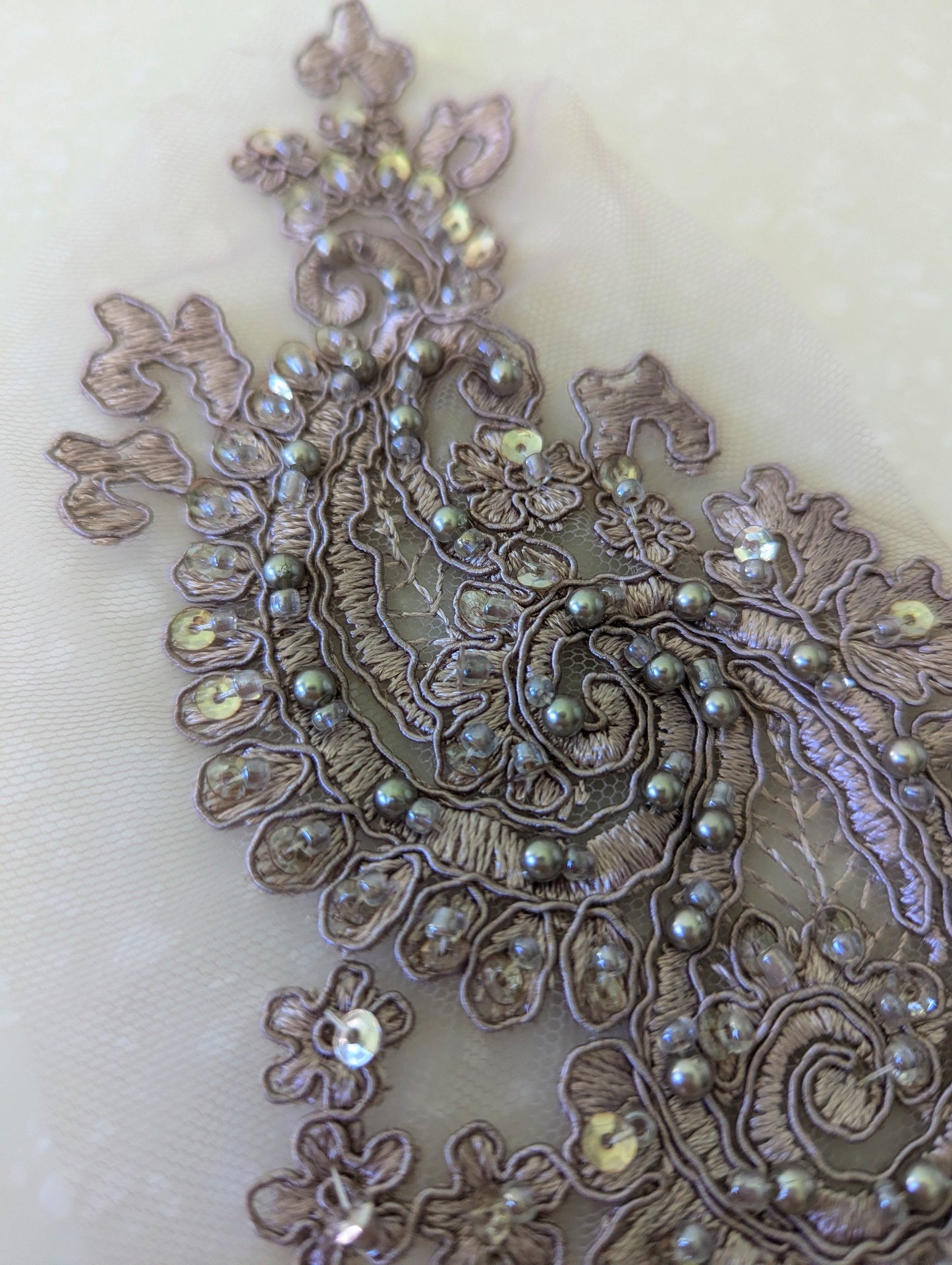 Penelope Beaded Lace Appliqué