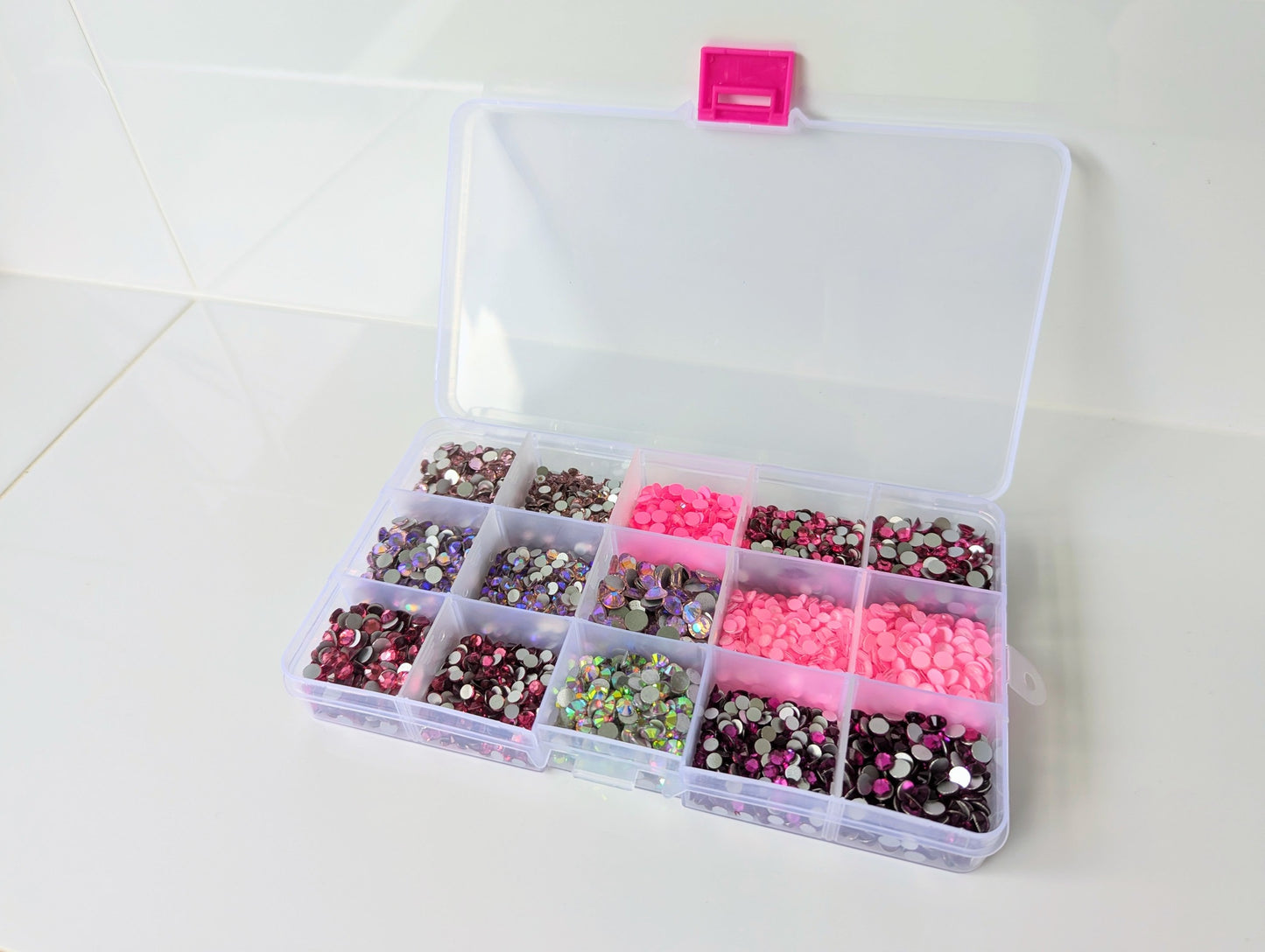 Pink Small Dazzle Pack Rhinestones & Flatbacks