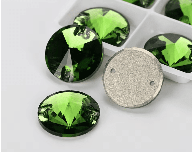 Premium Ultra Glass Fern Rivoli Rhinestones & Flatbacks