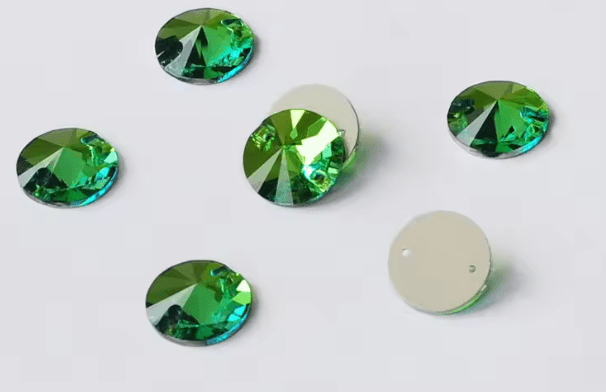 Premium Ultra Glass Pear Rivoli Rhinestones & Flatbacks