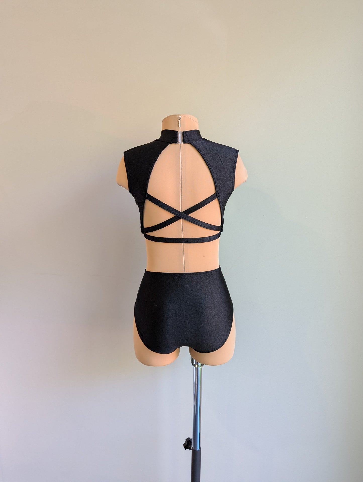 Rory Tuxedo Leotard - Black