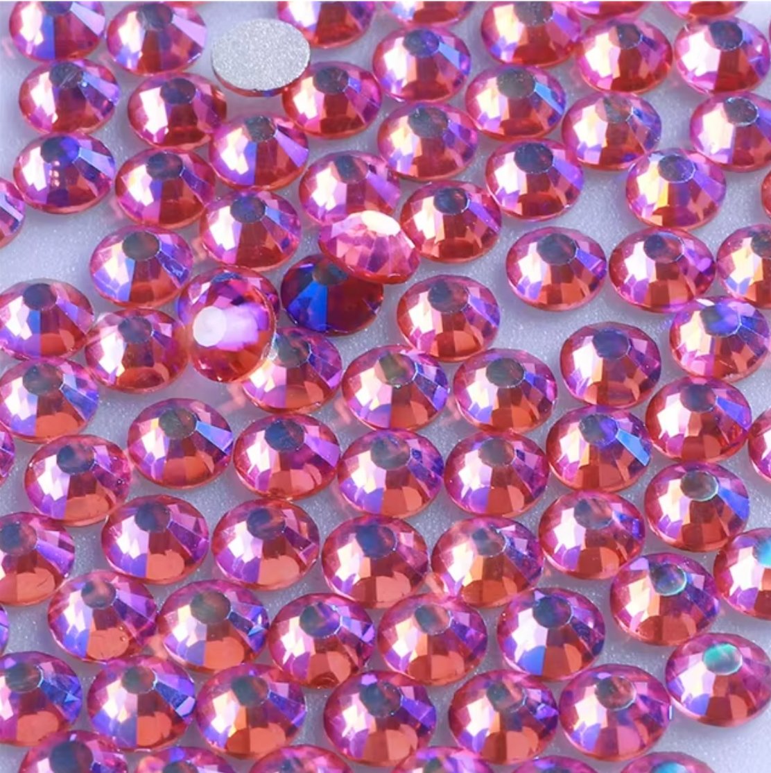 Rose AB Rhinestones & Flatbacks