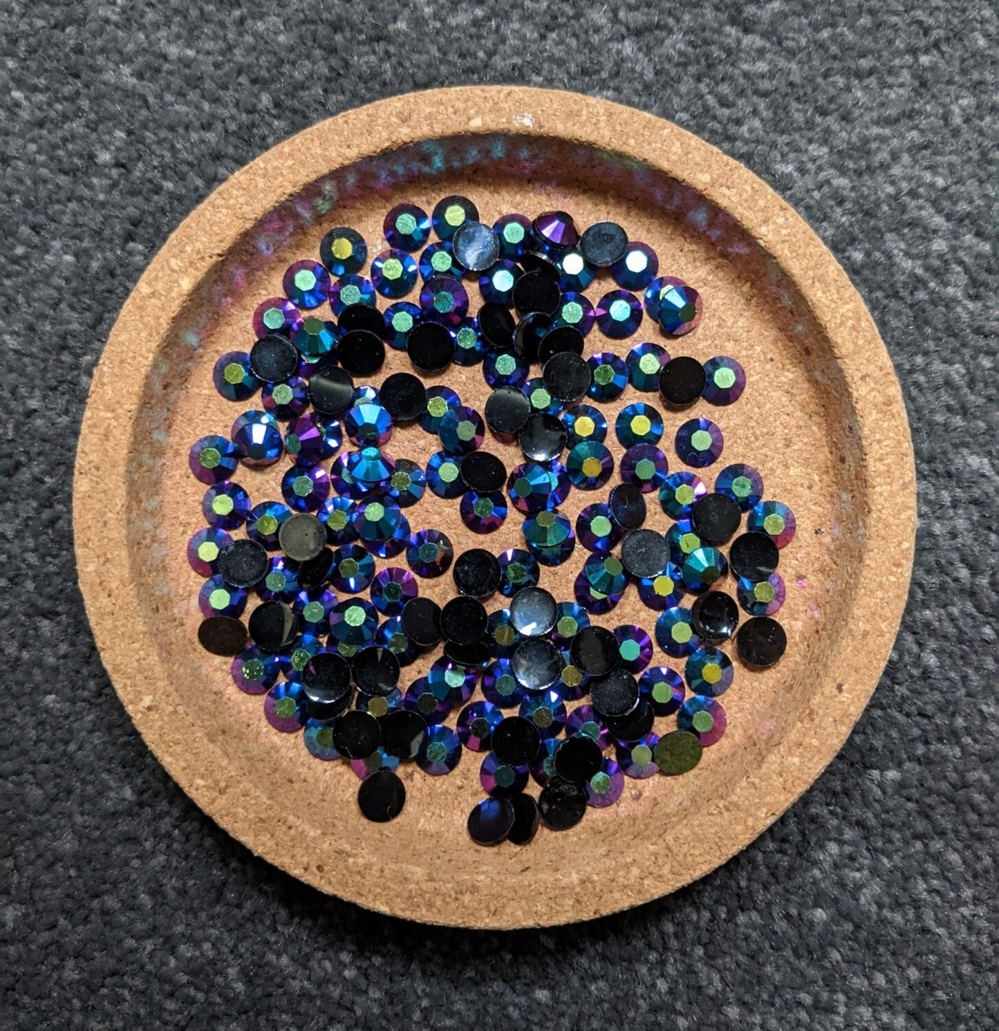 Blue Purple AB Resin Rhinestones & Flatbacks