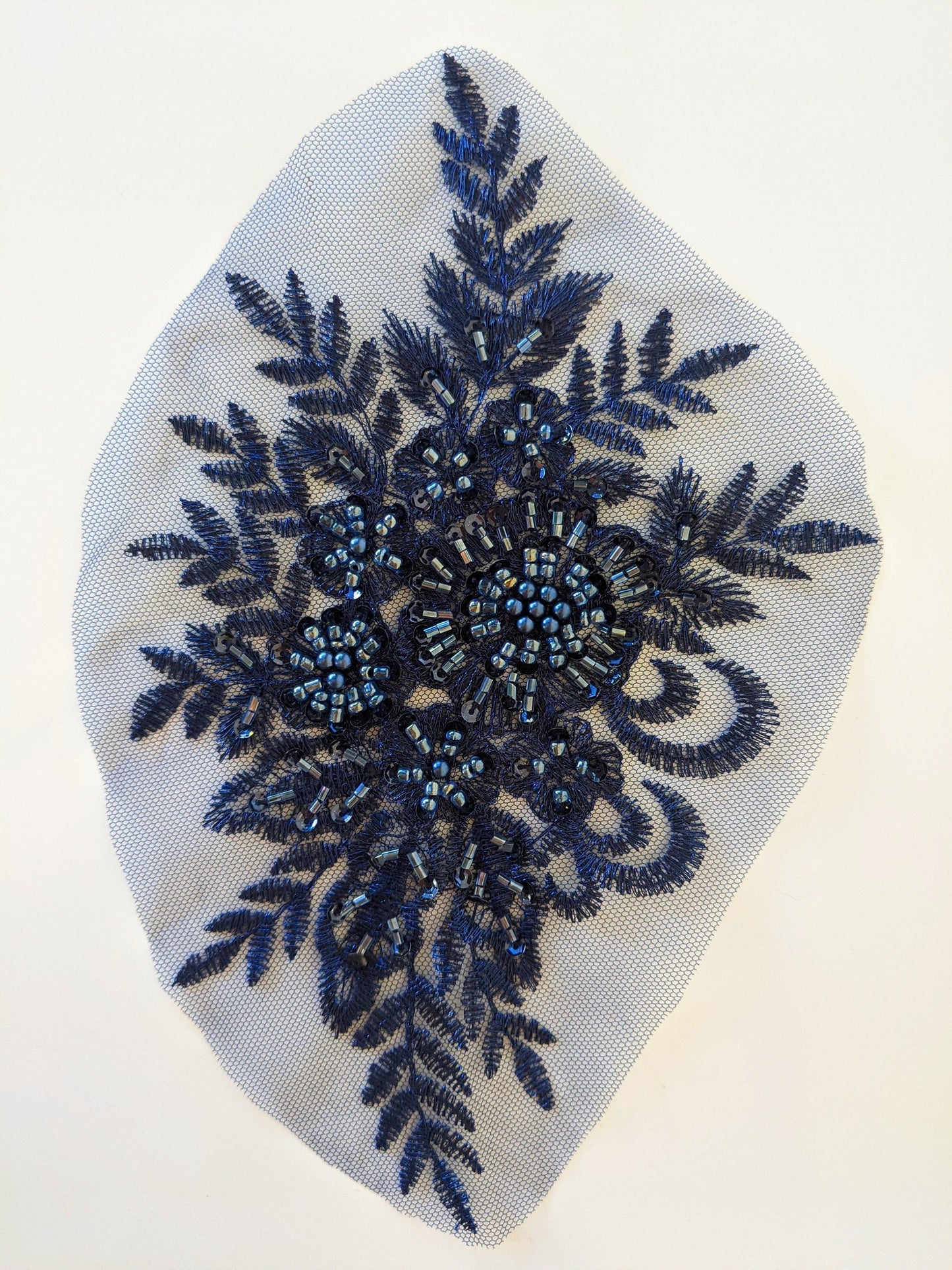 Daisy Beaded Lace Appliqué