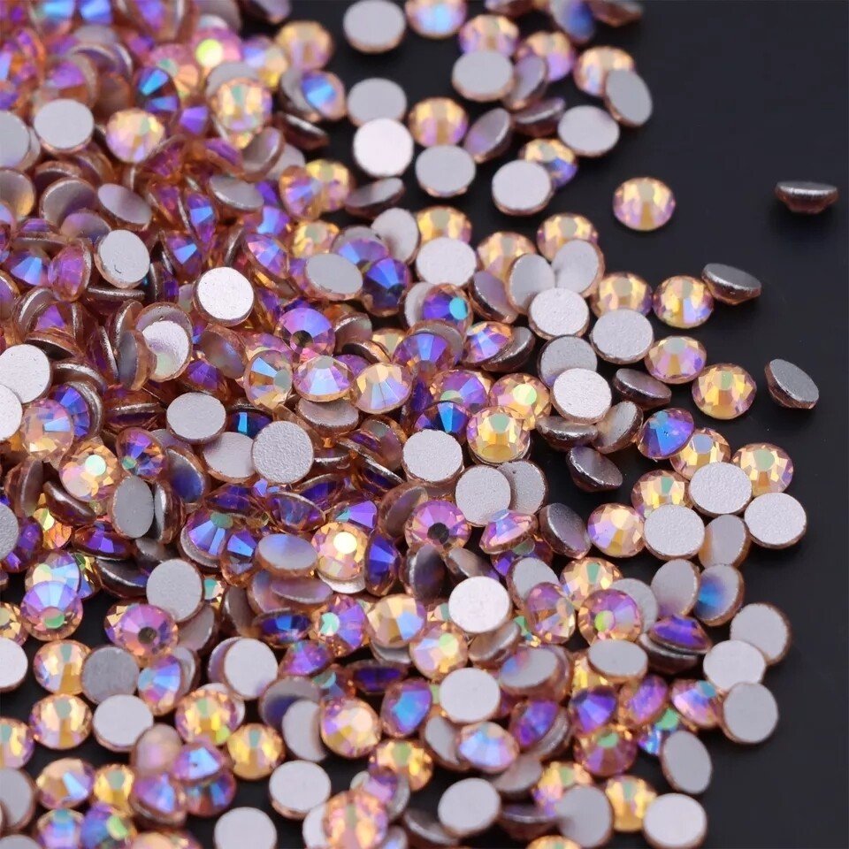 Champagne AB Rhinestones & Flatbacks