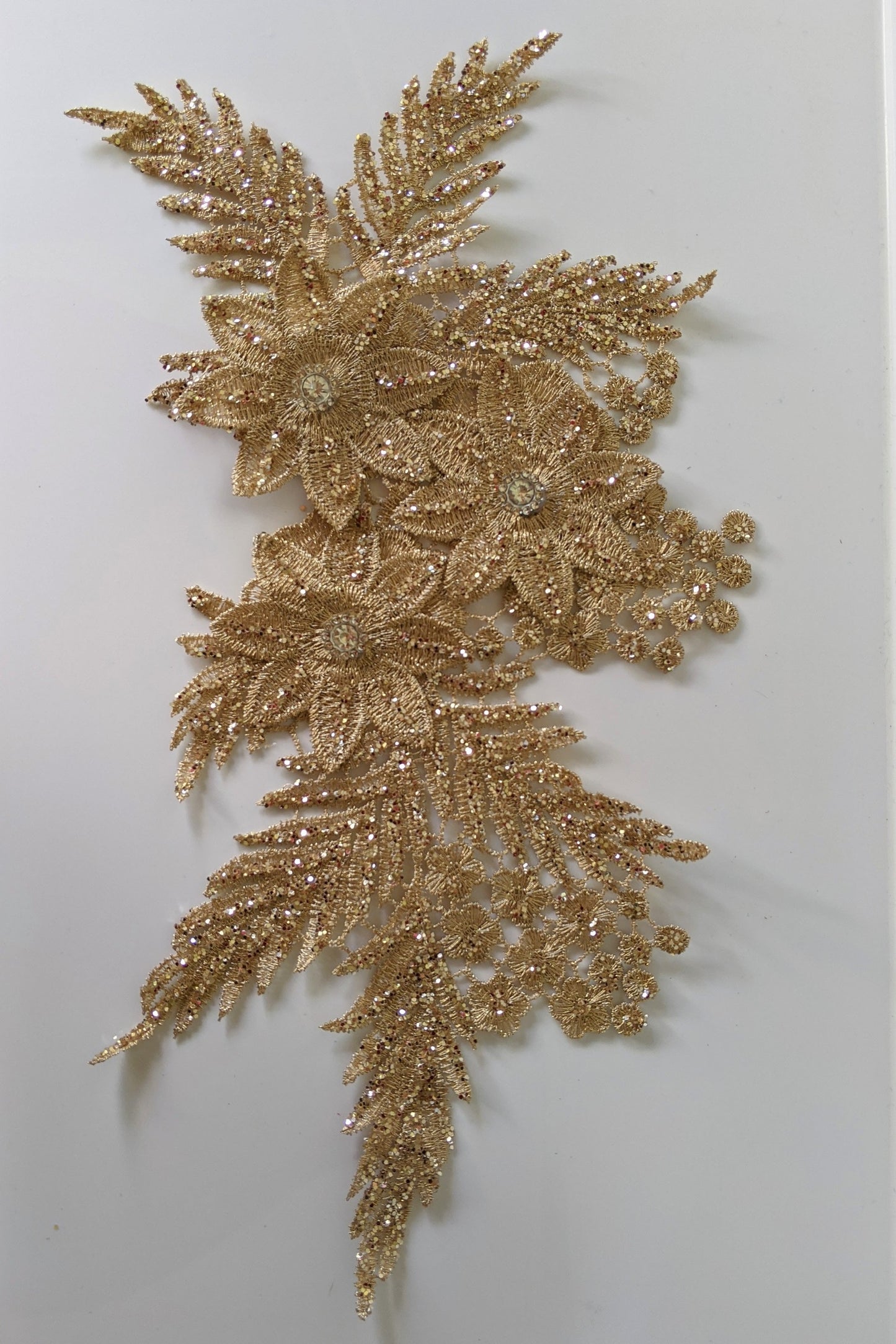 Marigold Glitter Applique