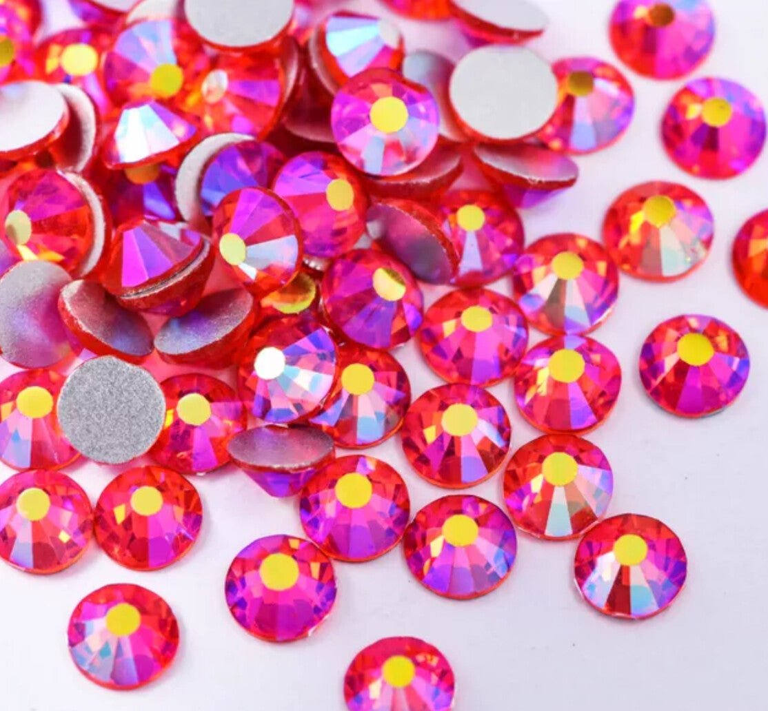 Orange AB Rhinestones & Flatbacks