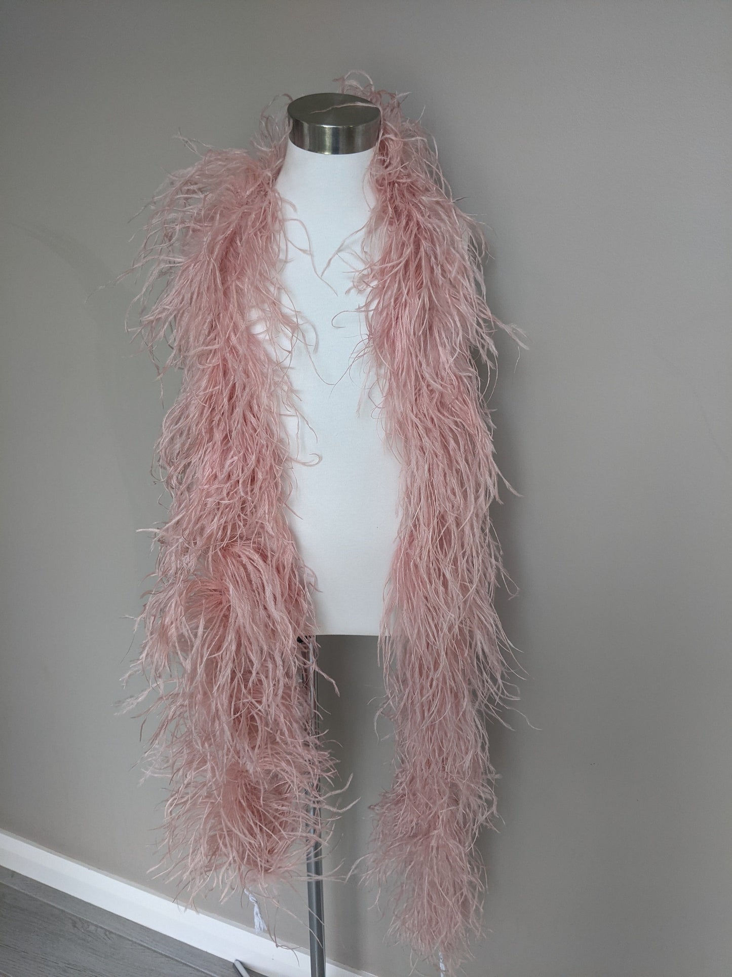 Ostrich Feather Boa 6ply - Blush Feathers
