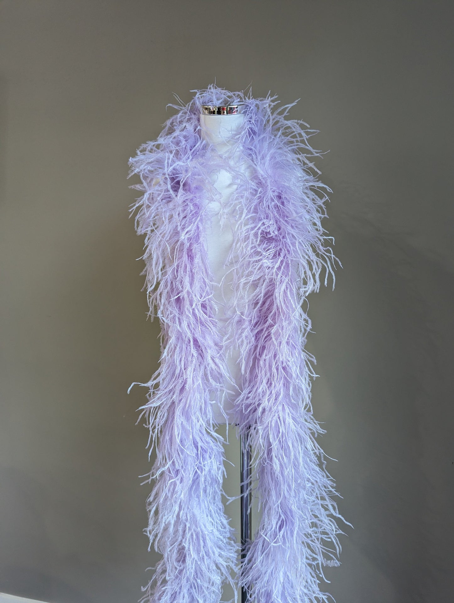 Ostrich Feather Boa 6ply - Lilac