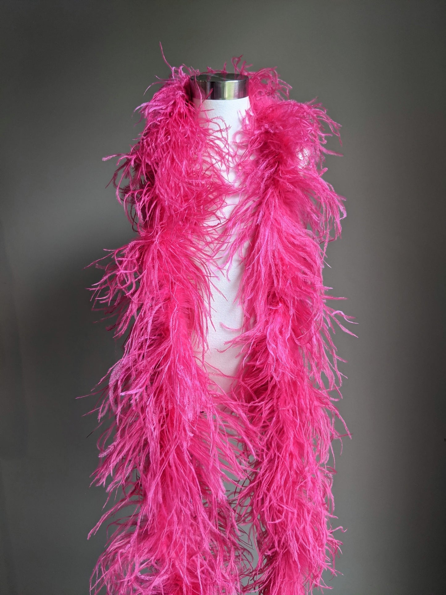 Ostrich Feather Boa 6ply - Watermelon Feathers