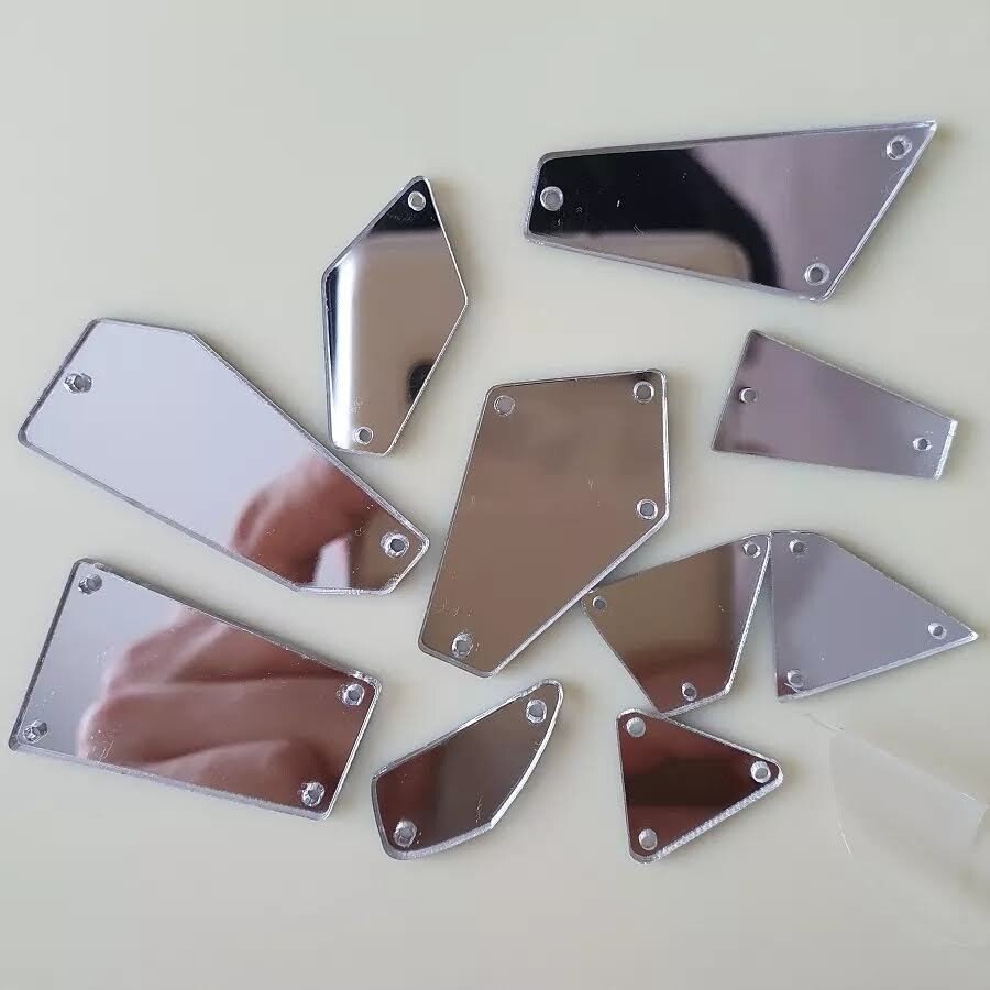 Sew-on Mirror Pieces Rhinestones & Flatbacks