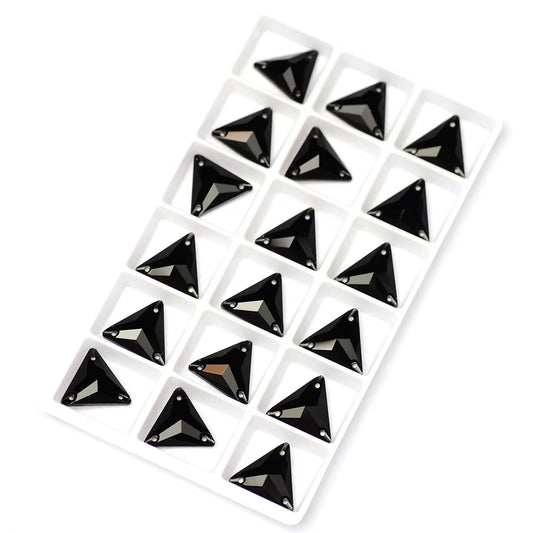 Glass Black Triangles