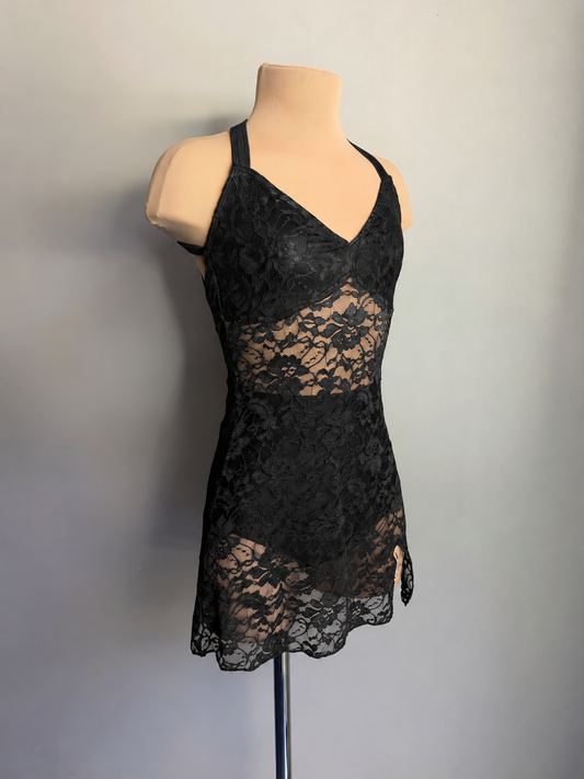 Silhouette 2.0 Slip Dress - Black Lace Briefs INCLUDED 