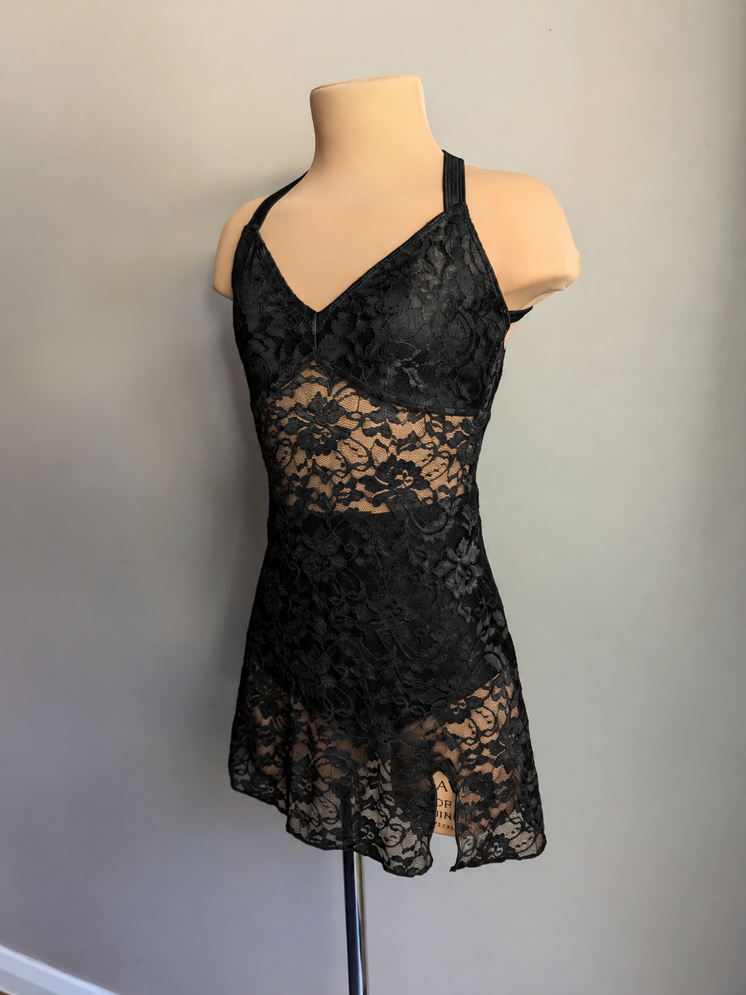 Silhouette 2.0 Slip Dress - Black Lace Briefs INCLUDED 
