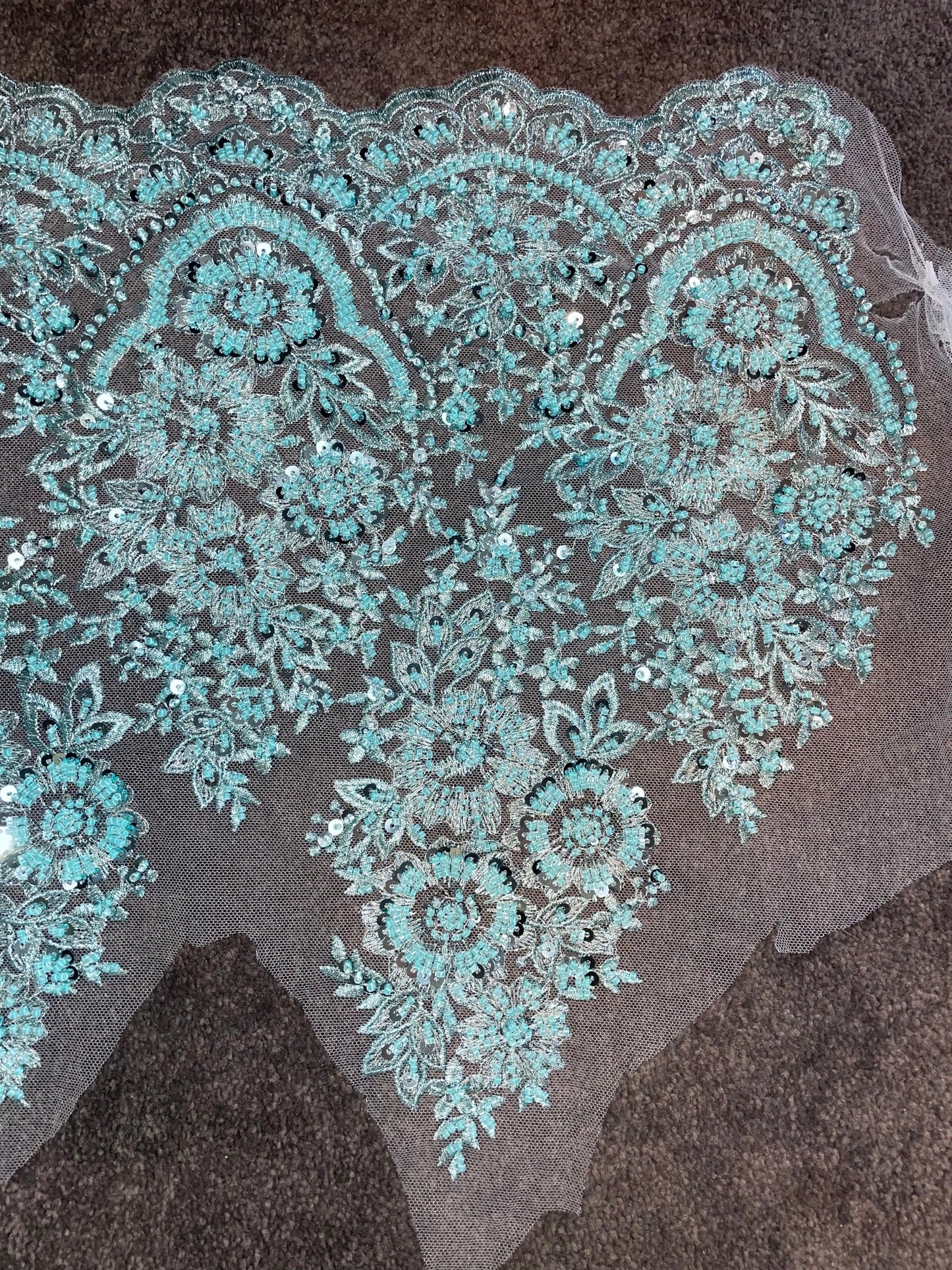 Beaded Lace Fabric - Sale! 