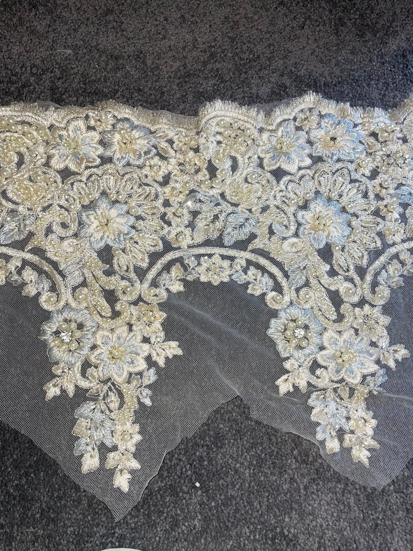 Beaded Lace Fabric - Sale! 