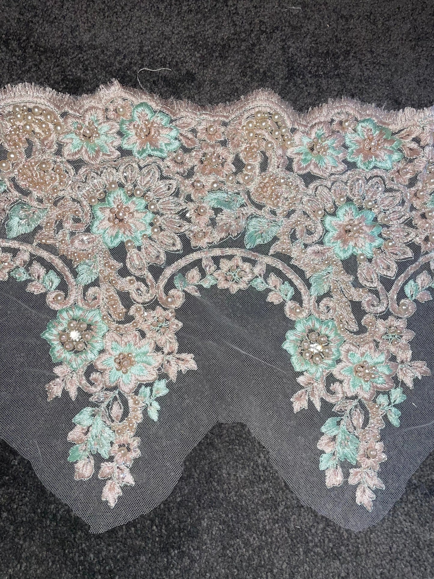 Beaded Lace Fabric - Sale! 