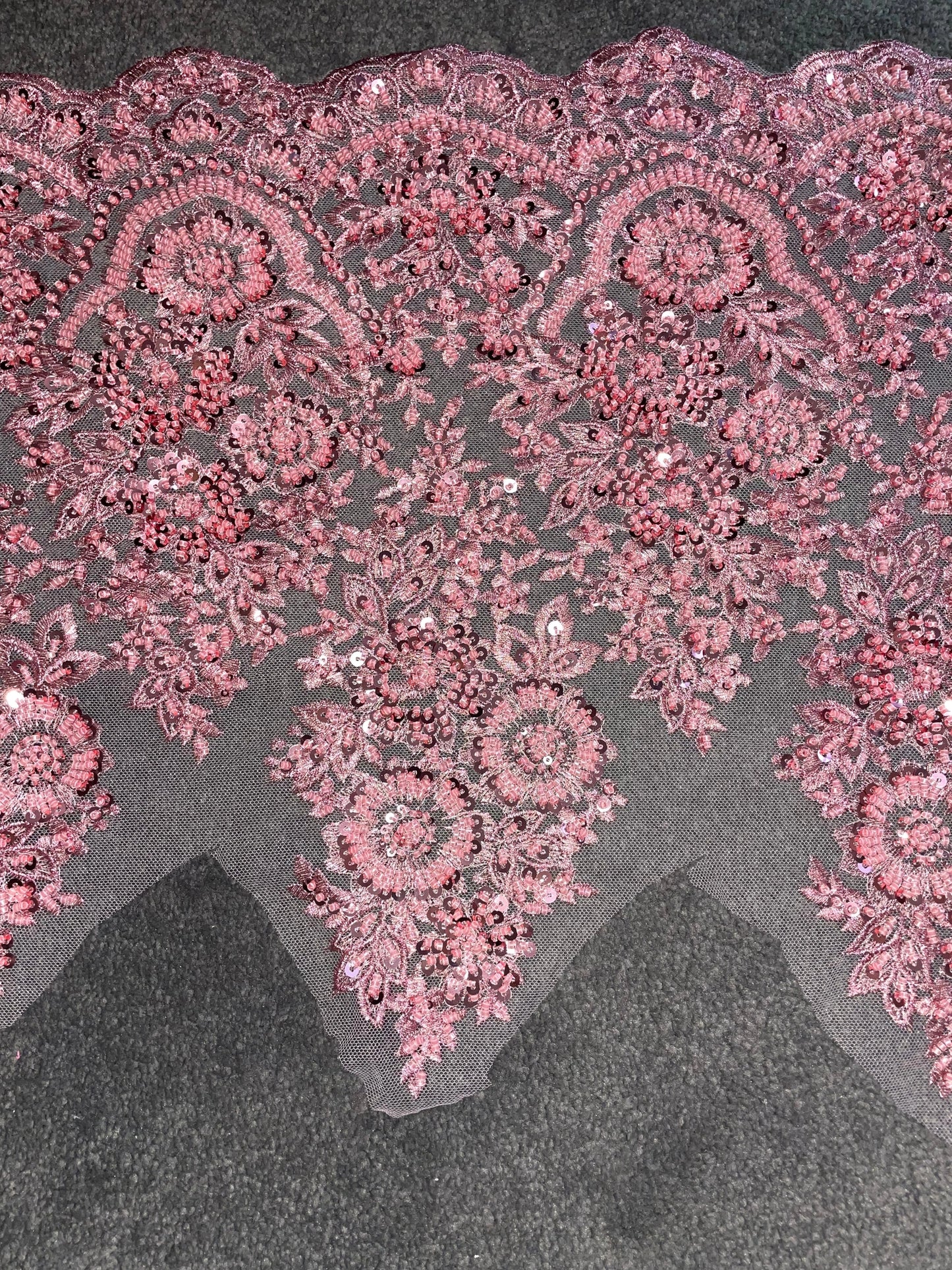 Beaded Lace Fabric - Sale! 