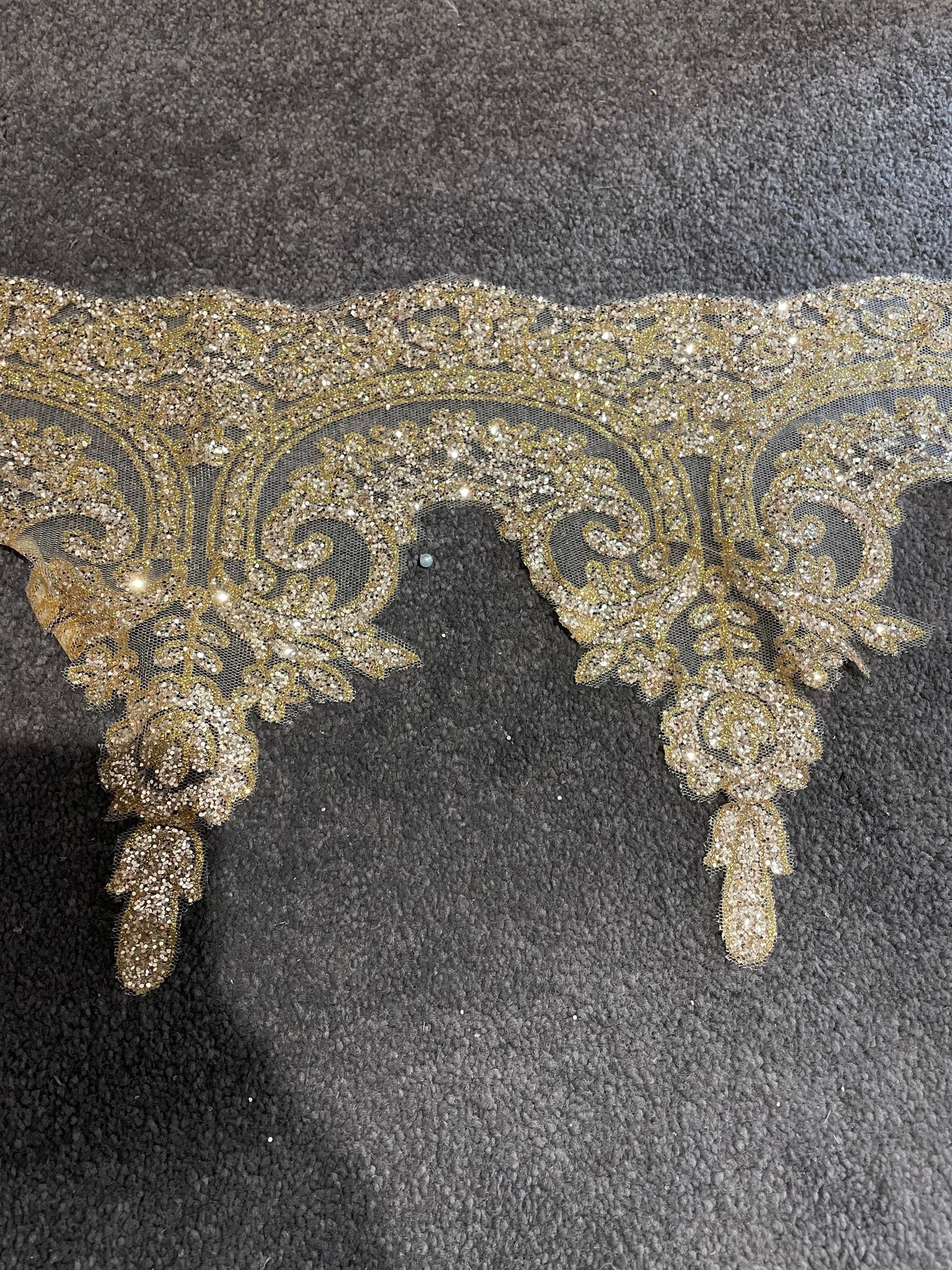 Beaded Lace Fabric - Sale! 