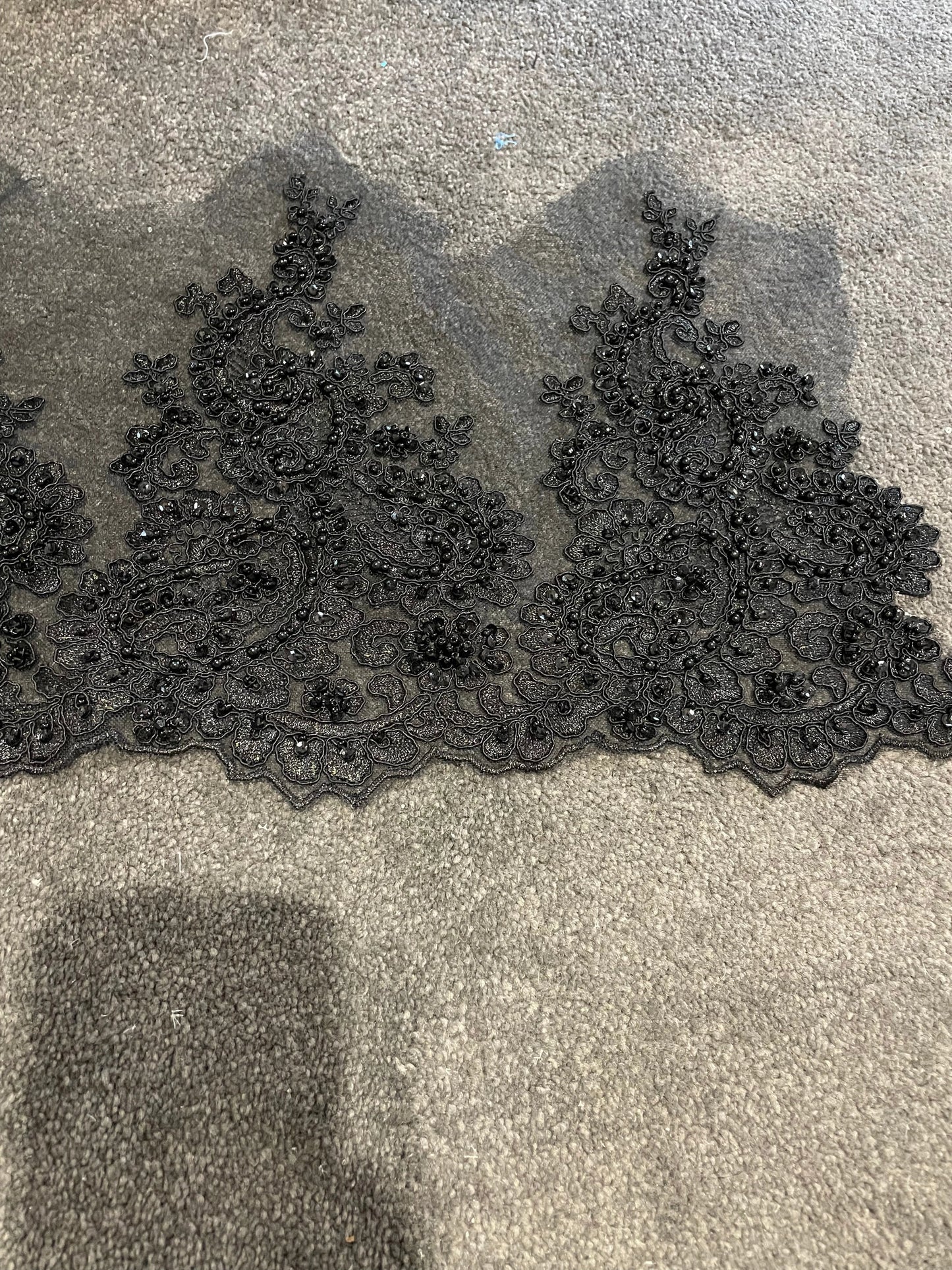 Beaded Lace Fabric - Sale! 