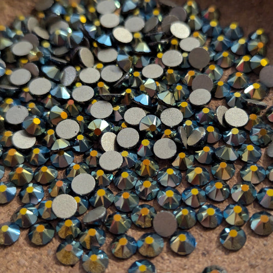 Black AB - Deluxe Rhinestones & Flatbacks